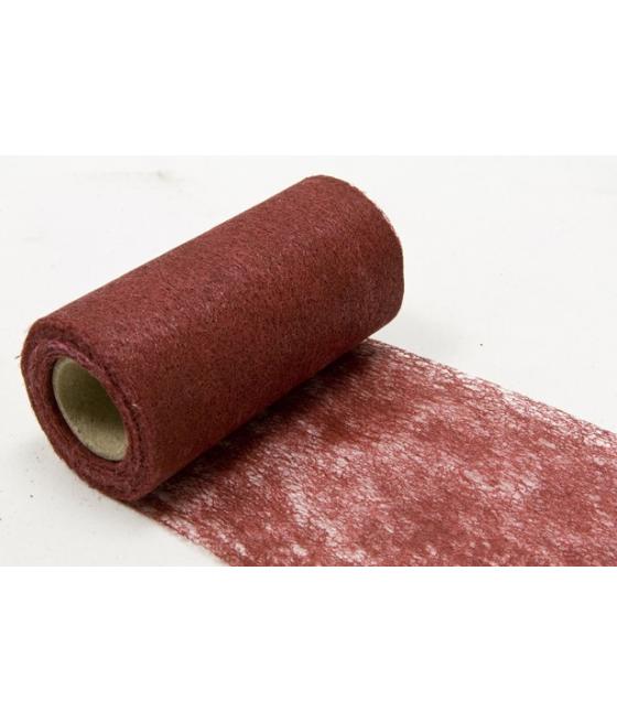 Rouleau intissé bordeau