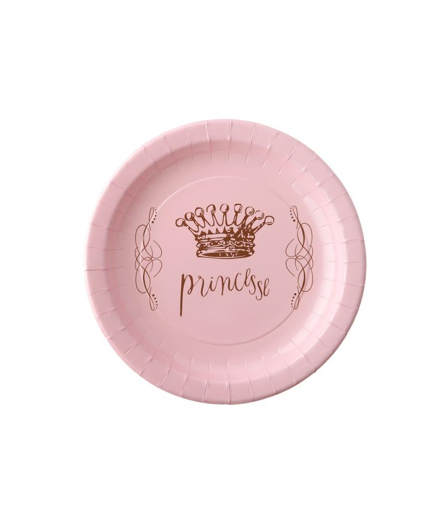 Assiettes princesse lot de 6 pièces.