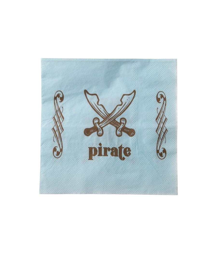 Serviettes de table pirate 20 pièces