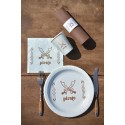serviettes de table pirate