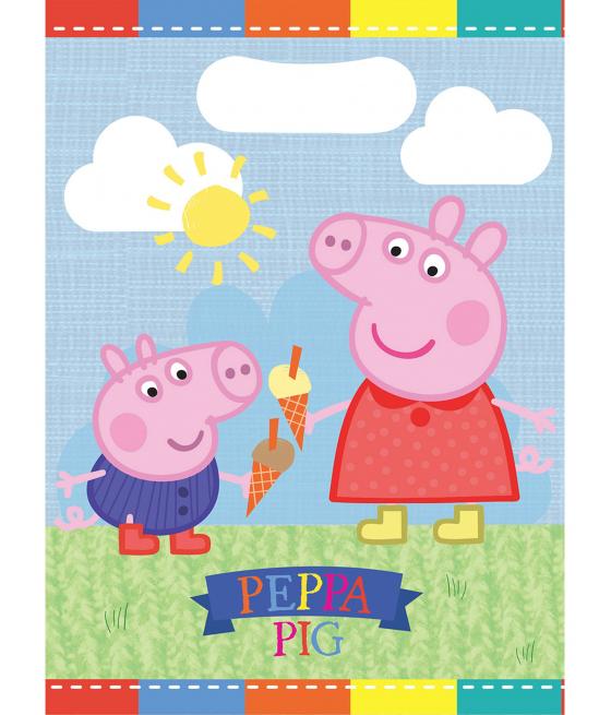  Sacs cadeaux Peppa Pig 