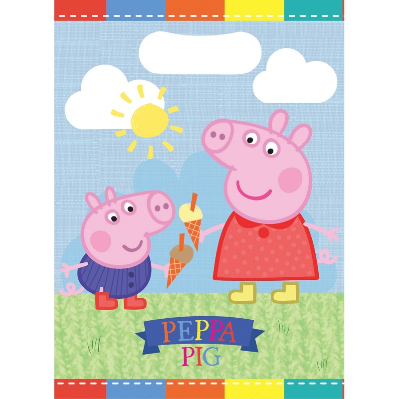  Sacs cadeaux Peppa Pig 
