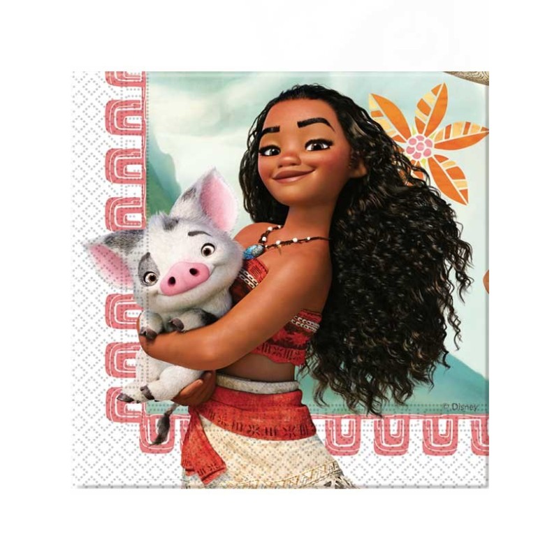 Serviettes en papier Vaiana
