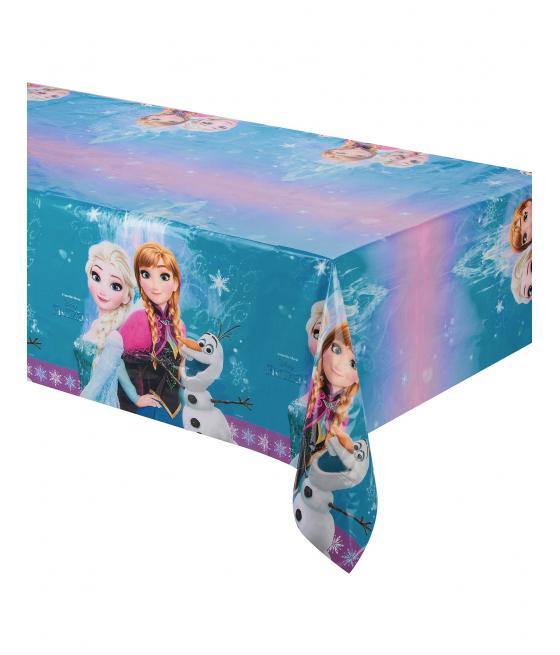 Nappe en plastique La Reine des Neiges Flocons  x  cm 