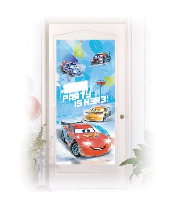 Decoration de porte Cars Ice RacersÂ™  x  cm 