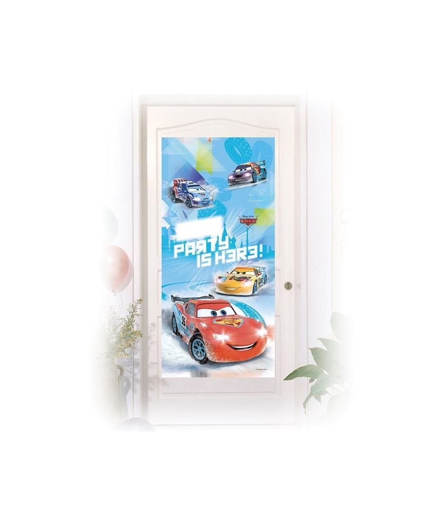 Decoration de porte Cars Ice RacersÂ™  x  cm 