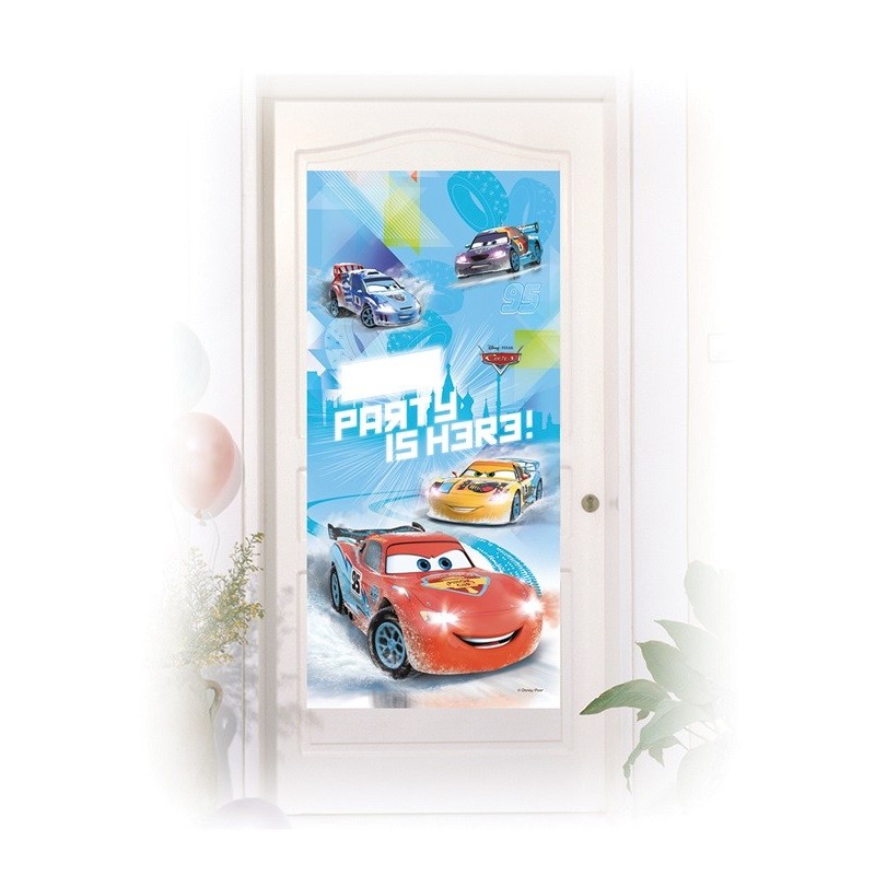 Decoration de porte Cars Ice RacersÂ™  x  cm 