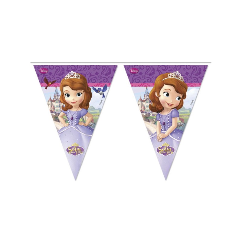 Guirlande Fanions Princesse Sofia 