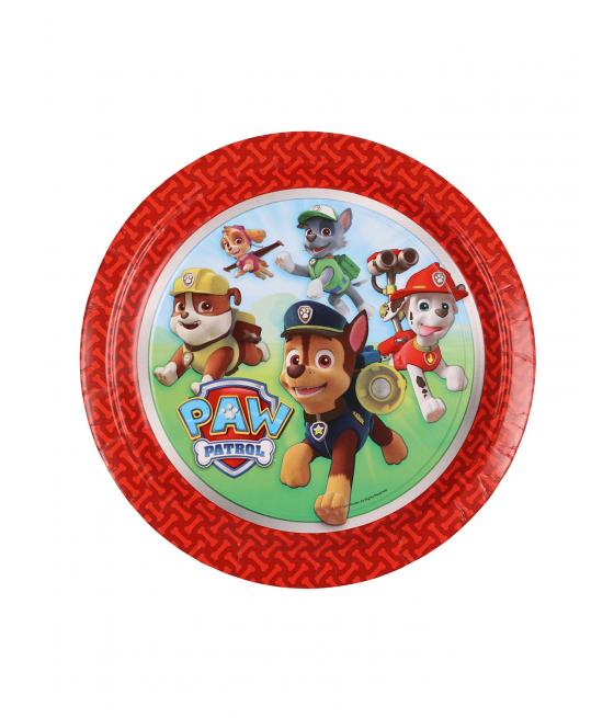  Petites Assiettes en carton Pat PatrouilleÂ™  cm 