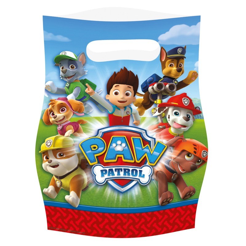  Sachets cadeaux Pat  Patrouille 