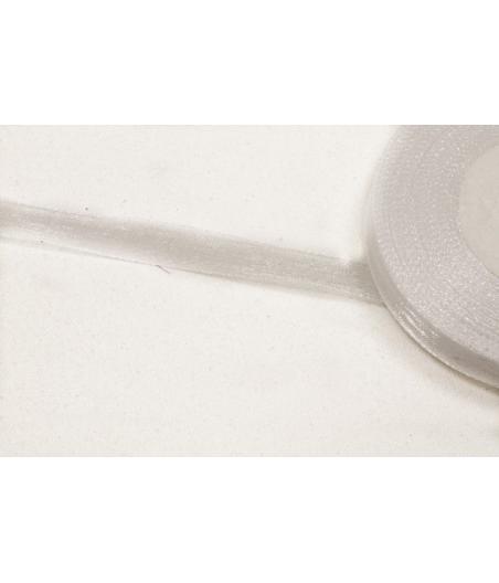 Ruban organza blanc