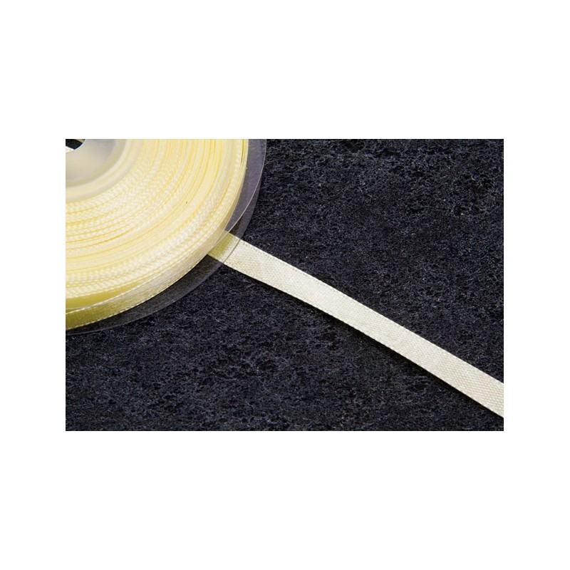 ruban satin ivoire