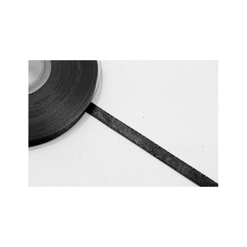 RUBAN NOIR EN SATIN 