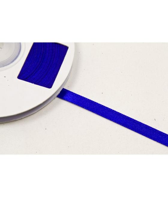 Ruban satin bleu roy