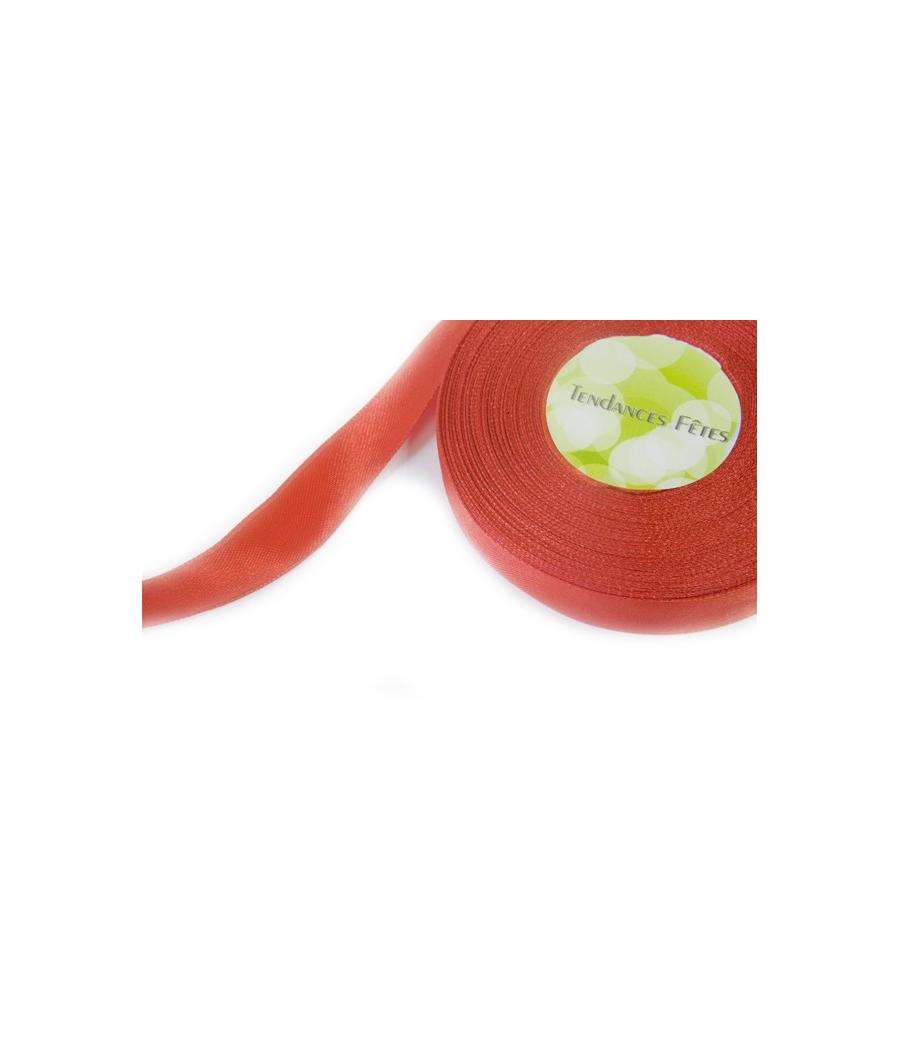 ruban rouge satin