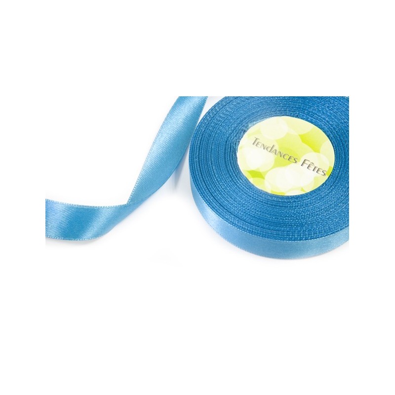 RUBAN SATIN TURQUOISE
