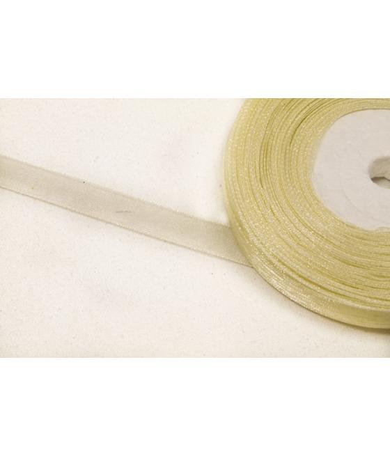 RUBAN ORGANZA IVOIRE