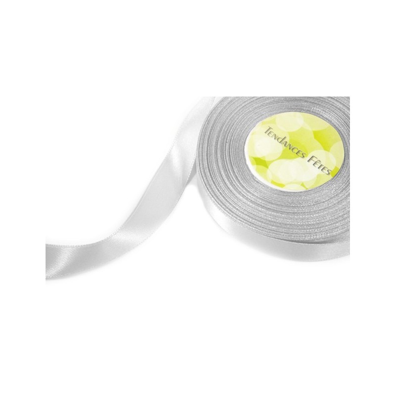 Ruban double face blanc
