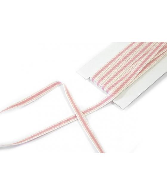 Ruban fantaisie rose