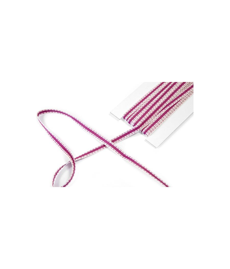 RUBAN FANTAISIE FUCHSIA 