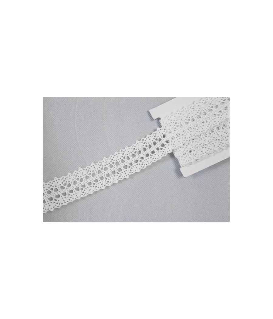 RUBAN FANTAISIE BLANC  M 