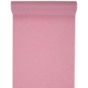 Chemin de table uni rose 