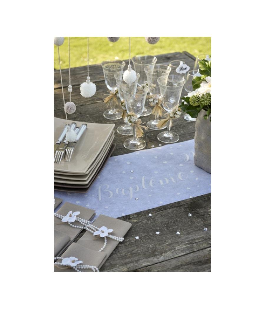 CHEMIN DE TABLE BAPTEME 