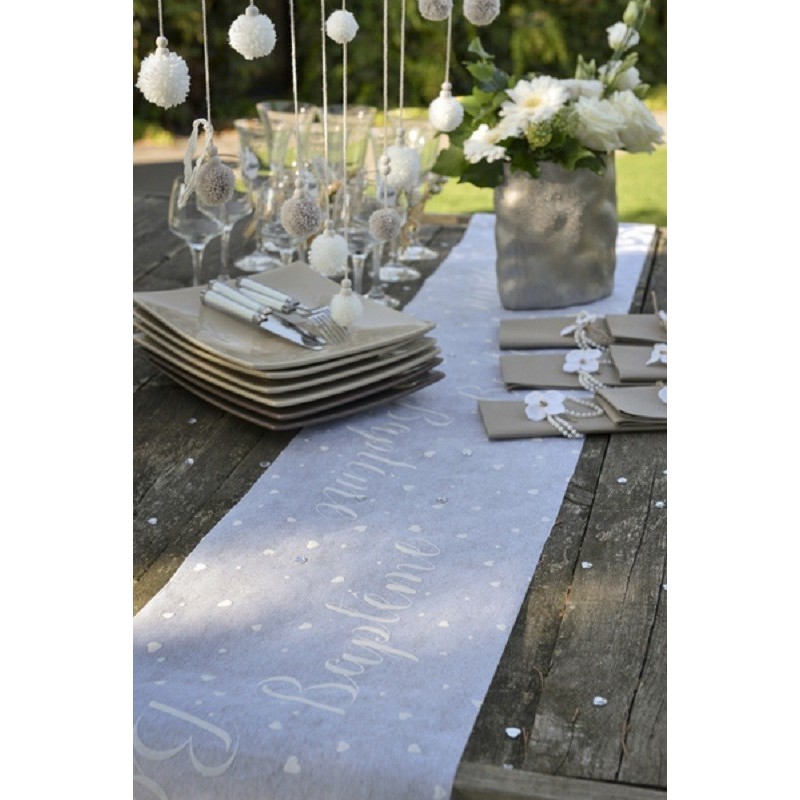 chemin de table bapteme