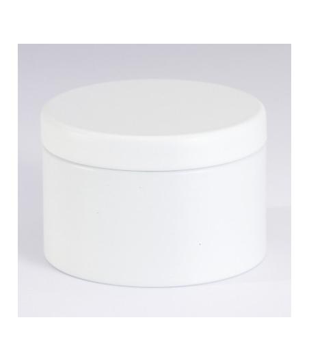 Boite en métal blanc