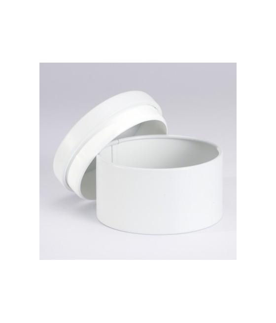 Boite en métal blanc