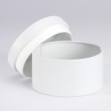 Boite en métal blanc