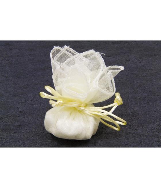 Rond de tulle automatique Ivoire