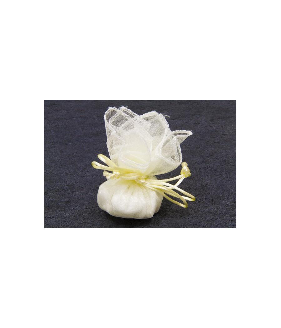 Rond de tulle automatique Ivoire