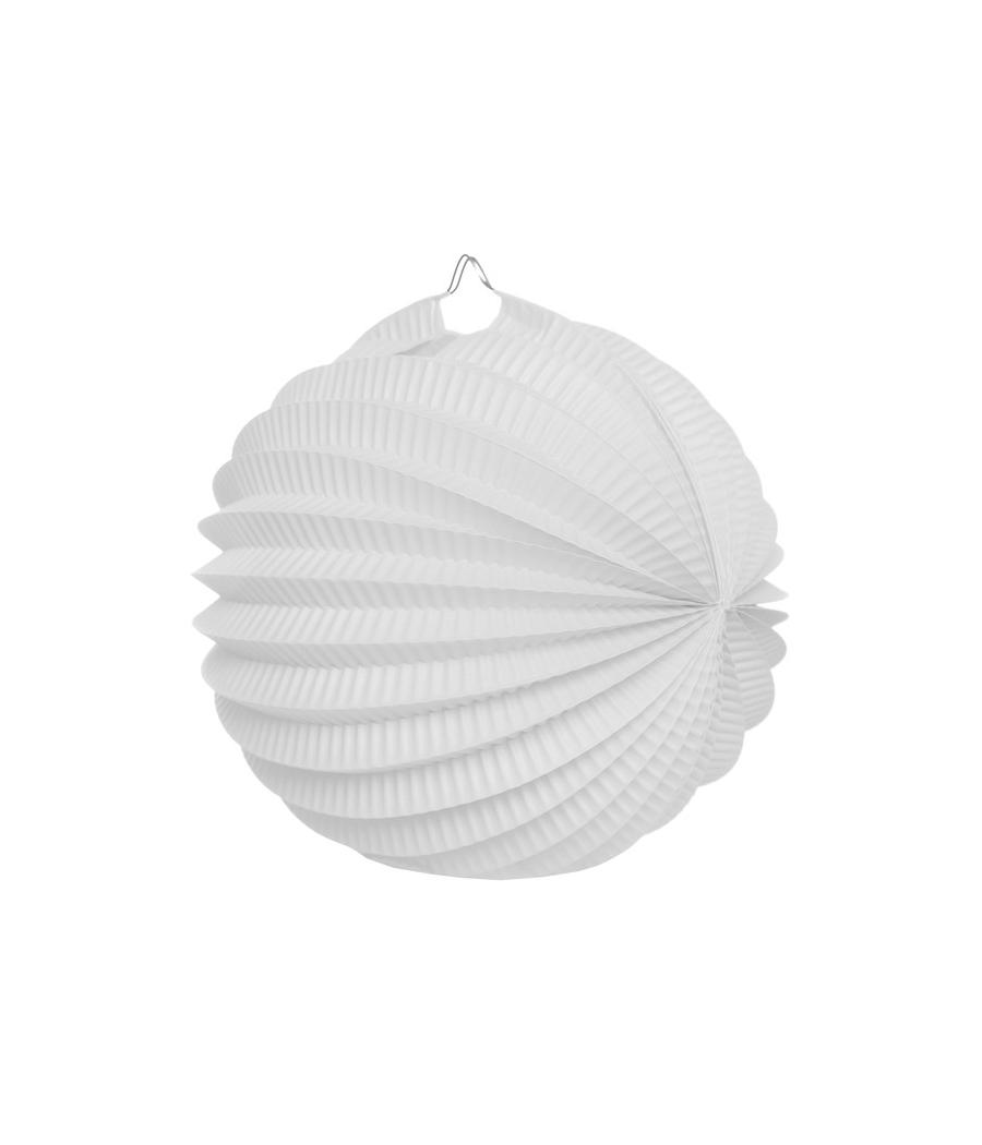 boule déco accordéon blanc