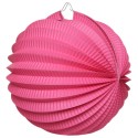boule déco accordéon  fuchsia