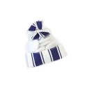 sac fantaisie bleu et blanc