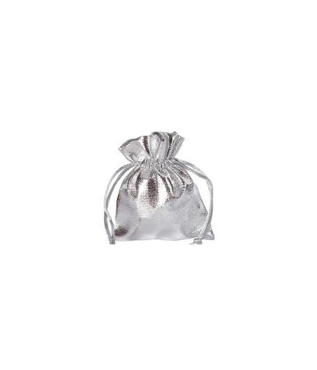 Sachet brillant argenté lot de 6 pièces