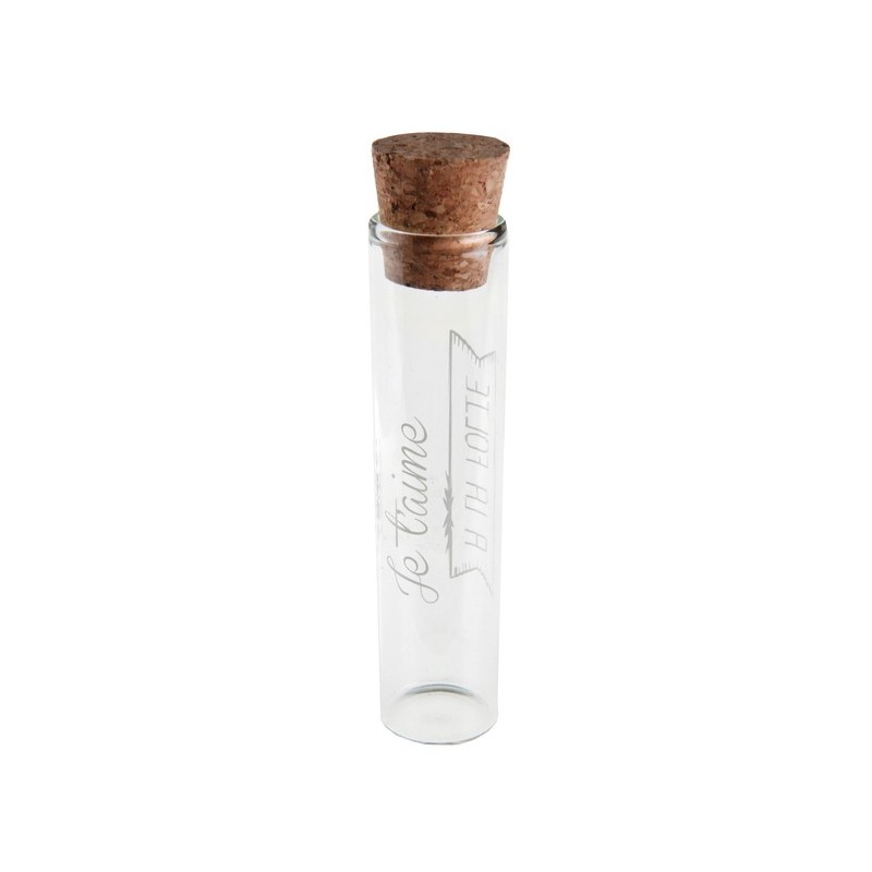 Eprouvette "A LA FOLIE"(lot de 4)