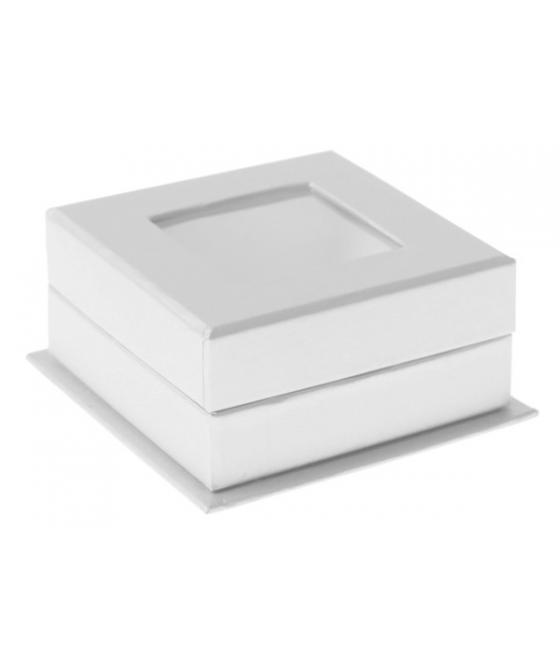 Boîtes carrées à fenêtre blanche