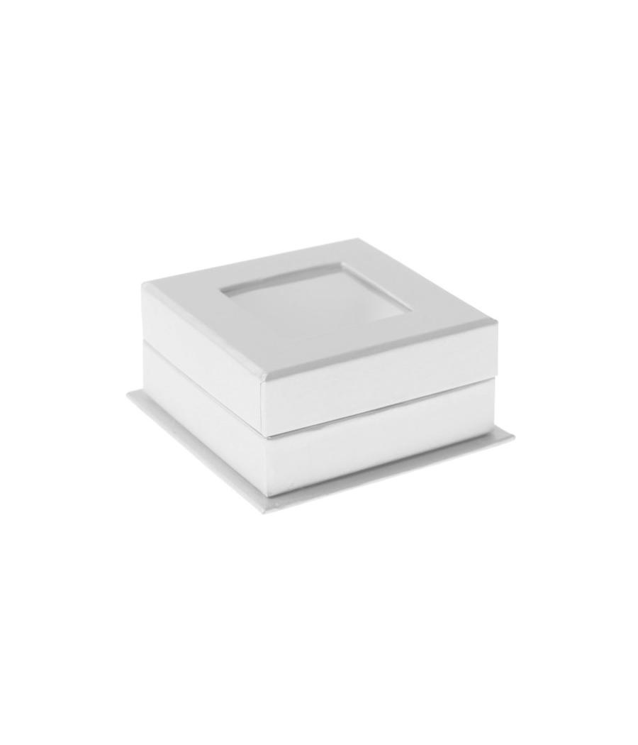 Boîtes carrées à fenêtre blanche