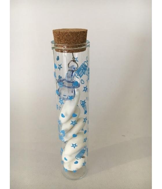  Eprouvettes en verre + tetine 