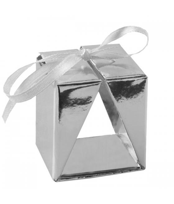 4 Boîtes cadeaux Argent