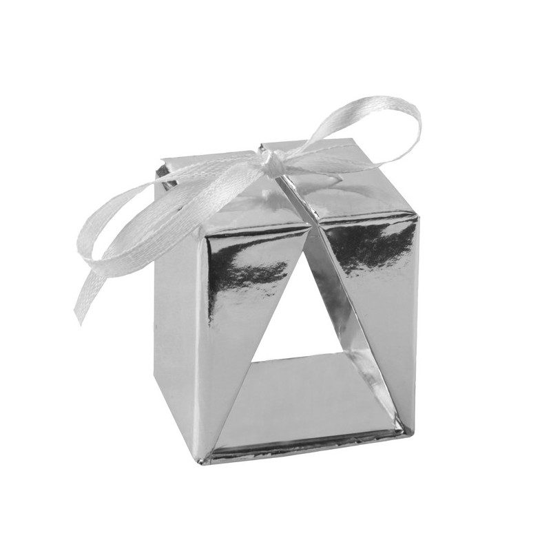 4 Boîtes cadeaux Argent