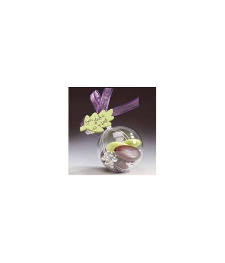 BOULE TRANSPARENTE 6 cm