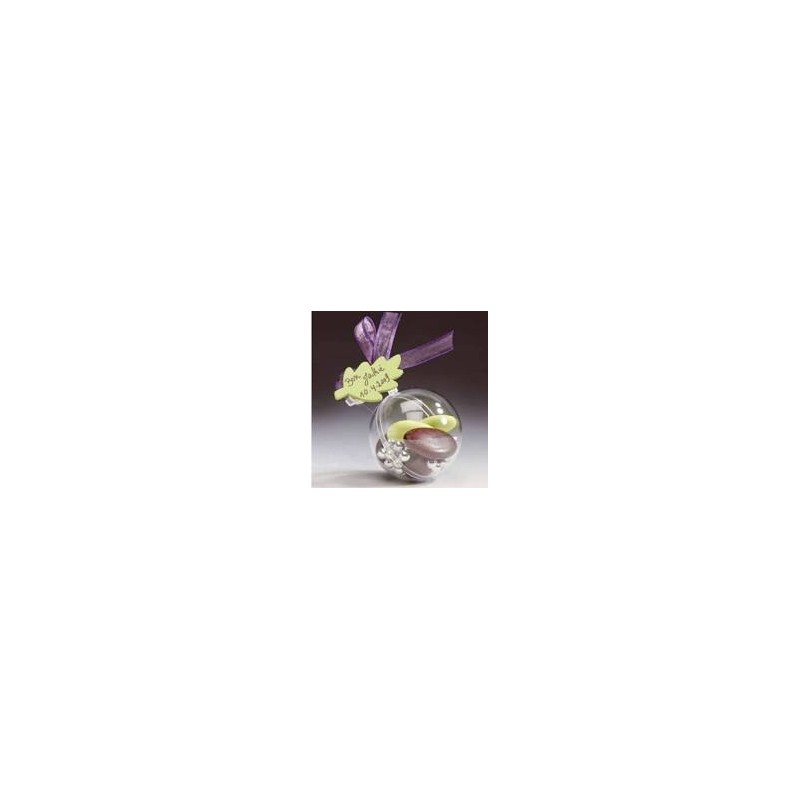 BOULE TRANSPARENTE 6 cm