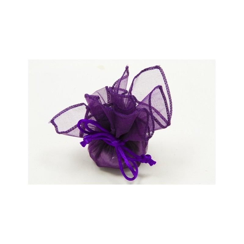 Rond organza automatique x 6