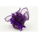 Rond organza automatique x 6