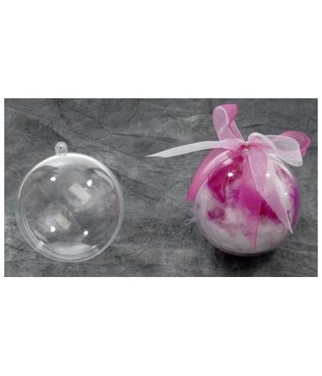 BOULE TRANSPARENTE 4.5 CM