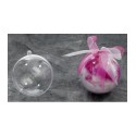 BOULE TRANSPARENTE 4.5 CM