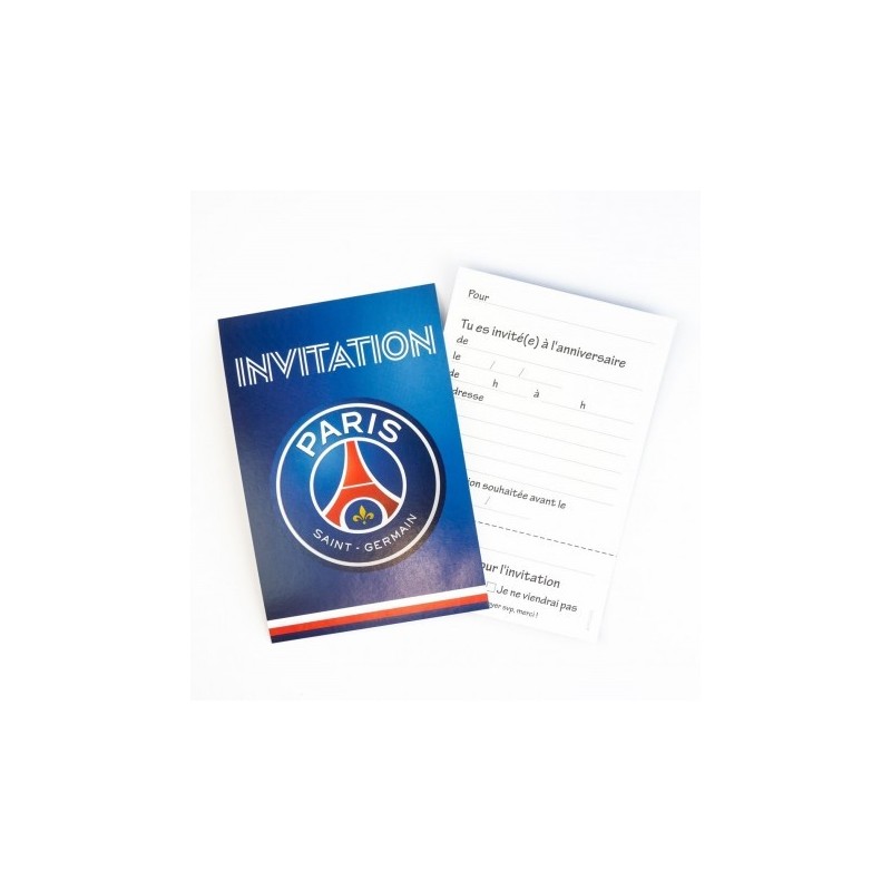 carte d'invitation PSG